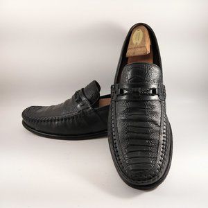 Brass Boot Walking Gloves Loafer Men Sz 9.5 Black